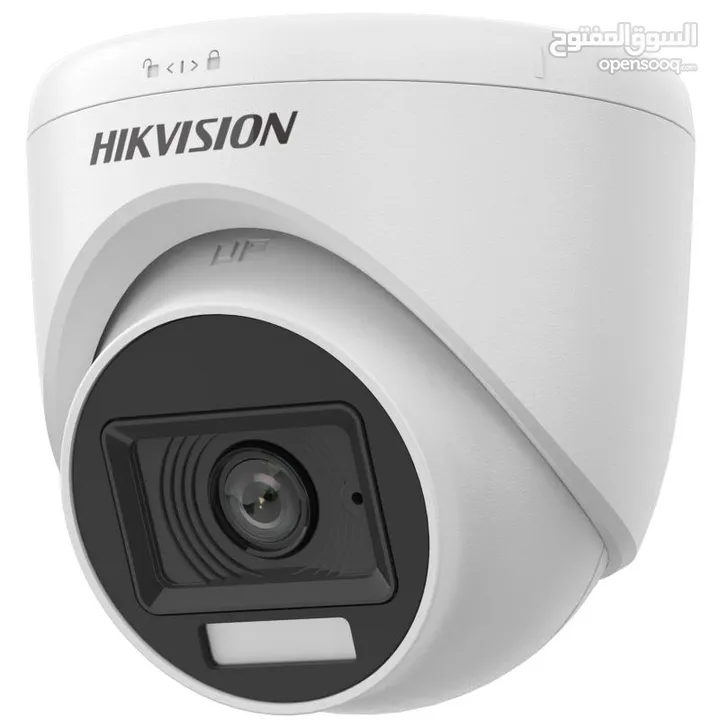 كاميرات مراقبة هايكفيجن هايبرد ملون ليلي نهاري 5mp/3K من Hybrid  Hikvision  وضوح عالي بدقّة 5MP