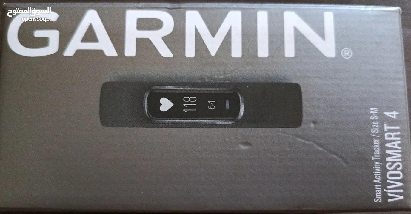 ساعه يد ذكيه جارمن الأصلية (GARMIN vívosmart 4) مستعمله شهرين