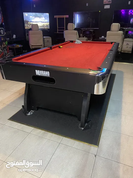 طاولة بلياردو مورانو murano italy