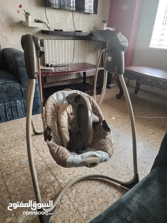 مرجوحة اطفال كهربائية امريكي Graco baby swing