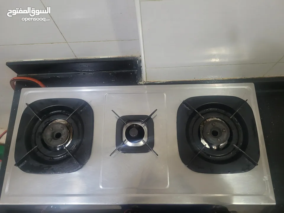 Rinnai gas stove with gas cylinder