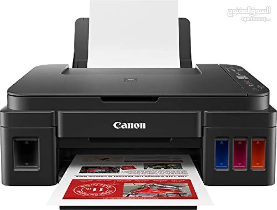 متوفر طابعة كانون طباعه ونسخ و سكان كانون Canon printer G3410 Print Scan Copy