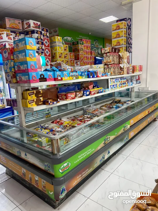 Open Chiller freezer urgent sale (Shop selling) Size is 3.8 mtr x 1 mtr