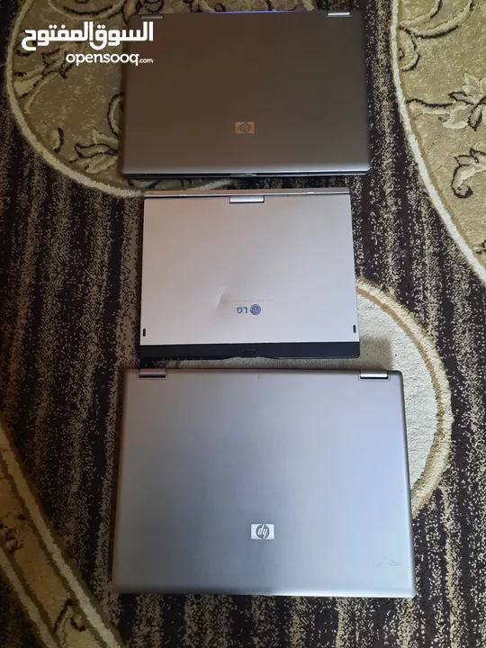 للبيع لاب توب hp العدد 2 + ال جي   اثنين لايوجد تشارش  ولايعملن لازم شحن   ام ال جي يشتغل معاه شاحن