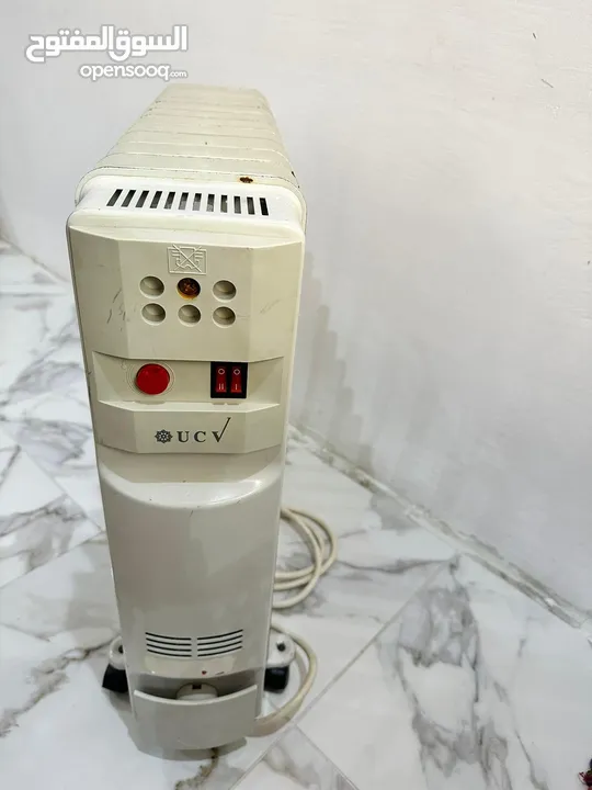 12 FIN Oil Heater,  in good condition