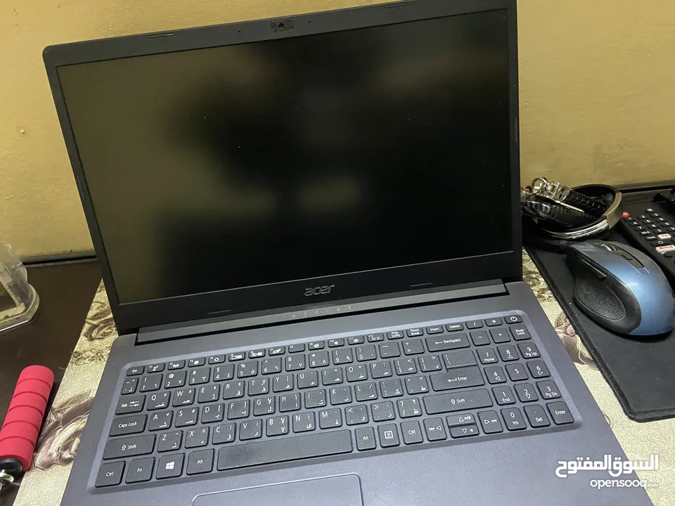 Acer aspire 3 جهاز مستعمل على لخفيف تسكيره الشركة مركبله ssd