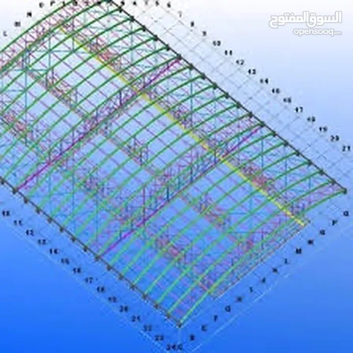 رسام 3D steel structure خبرة 5 سنوات  سرعة ودقة بلعمل