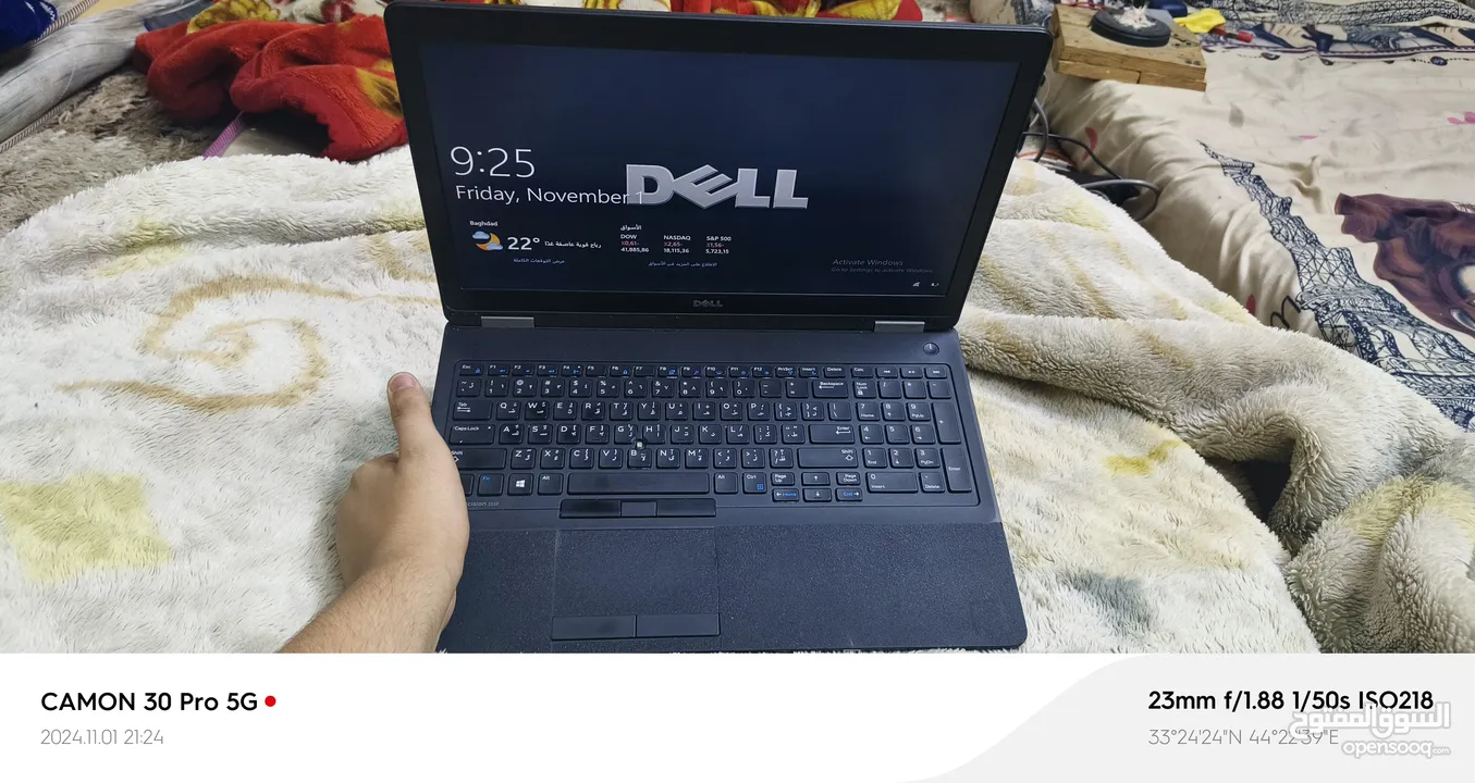 لابتوب (dell( (precision 3510) اخو الجديد