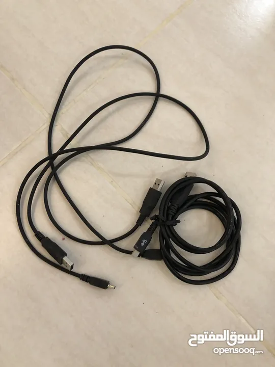 Set of (not working-receiver) and cables رسيفر لا يعمل و كابلات