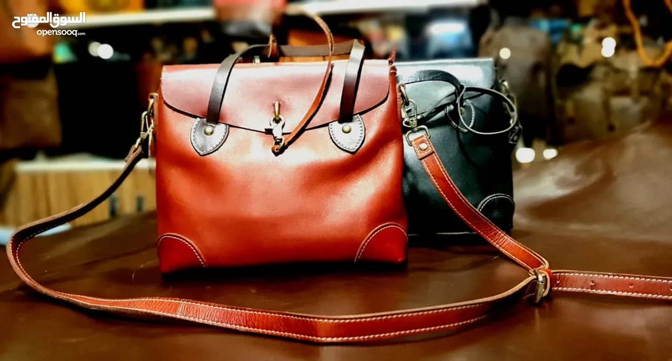 Handmade leather bags for women حقائب جلدية مصنوعة يدويا للنساء