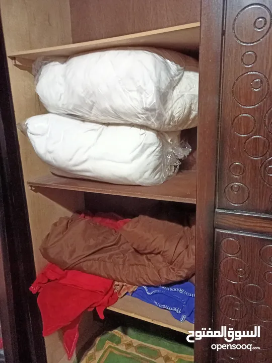 شقة مفروشة للايجار  غرفتين نوم وصالة بلكونة وحمام