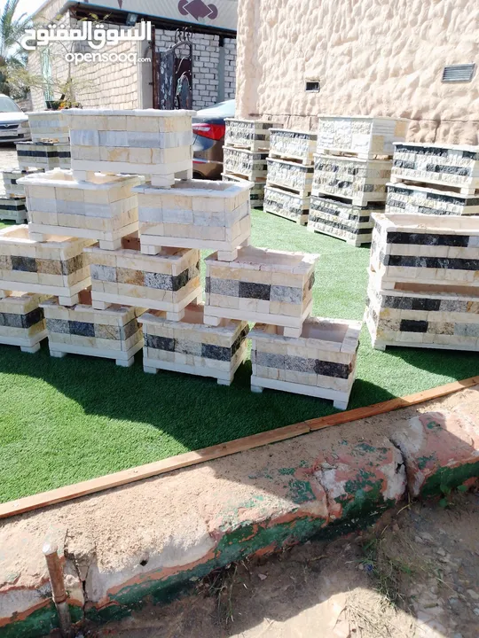 احواض غرس نبات مخدوم من رخام طول 60*30 ف خدمة توصيل لجميع مدن ليبيا
