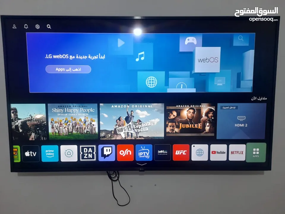 شاشه ال جي 4k مقاس 65  بوصة