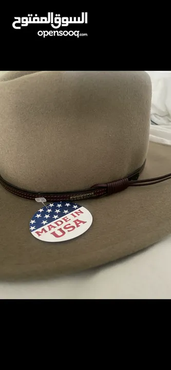 قبعة كابوي امريكية ماركة ستيتسون غير مستخدمة