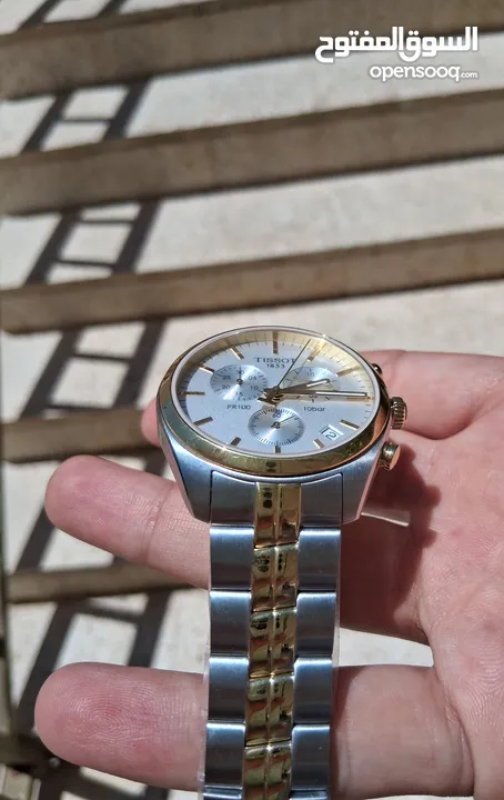 Tissot PR100 Original   جديدة بجلاتين مع أوراقها