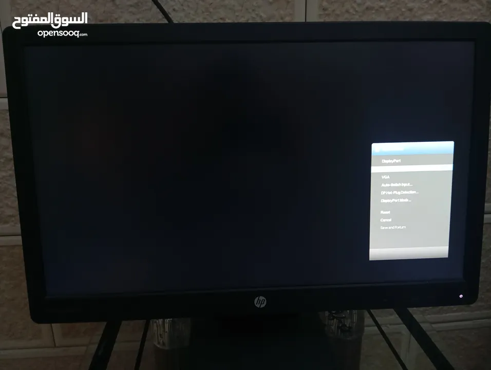 شاشة كمبيوتر نوع HP 24 انش full hd بحال الجديد للبيع
