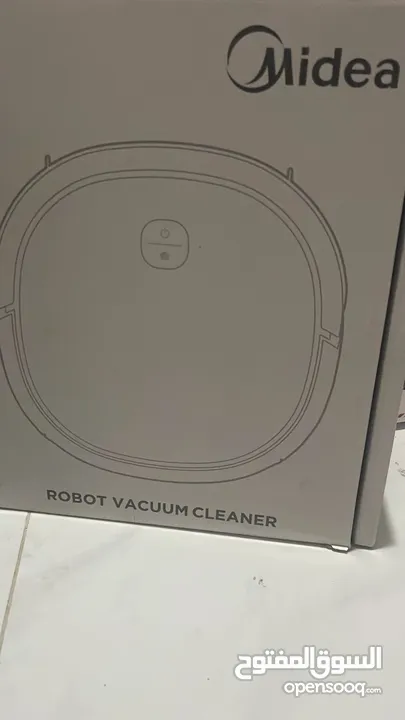 ربوت مسح وتكنيس ماركة شاومي وميديا جديد كرتوني