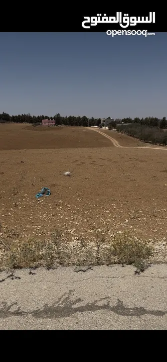 قطعة ارض زراعي وتصلح سكني داخل التنظيم قوشان مستقل مساحه 7557 متر مربع في مأدبا (ذيبان) واجهة 32 متر
