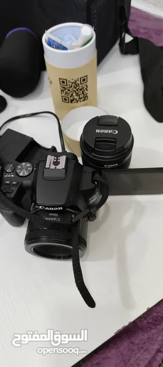 كاميرا كانون camera canon 250d مابتفرق عن الجديد ابدا الا انها مطلعة من كرتونتها