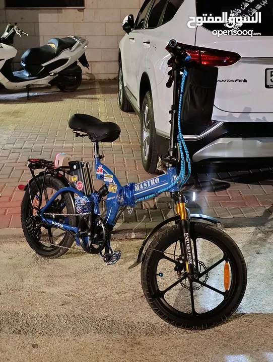 بسكليت مايسترو 2024 48 فول 16 امبير موتور 350 واط بريكات زيت صنوبر صوصات عجل وسط مش مغير له شيء