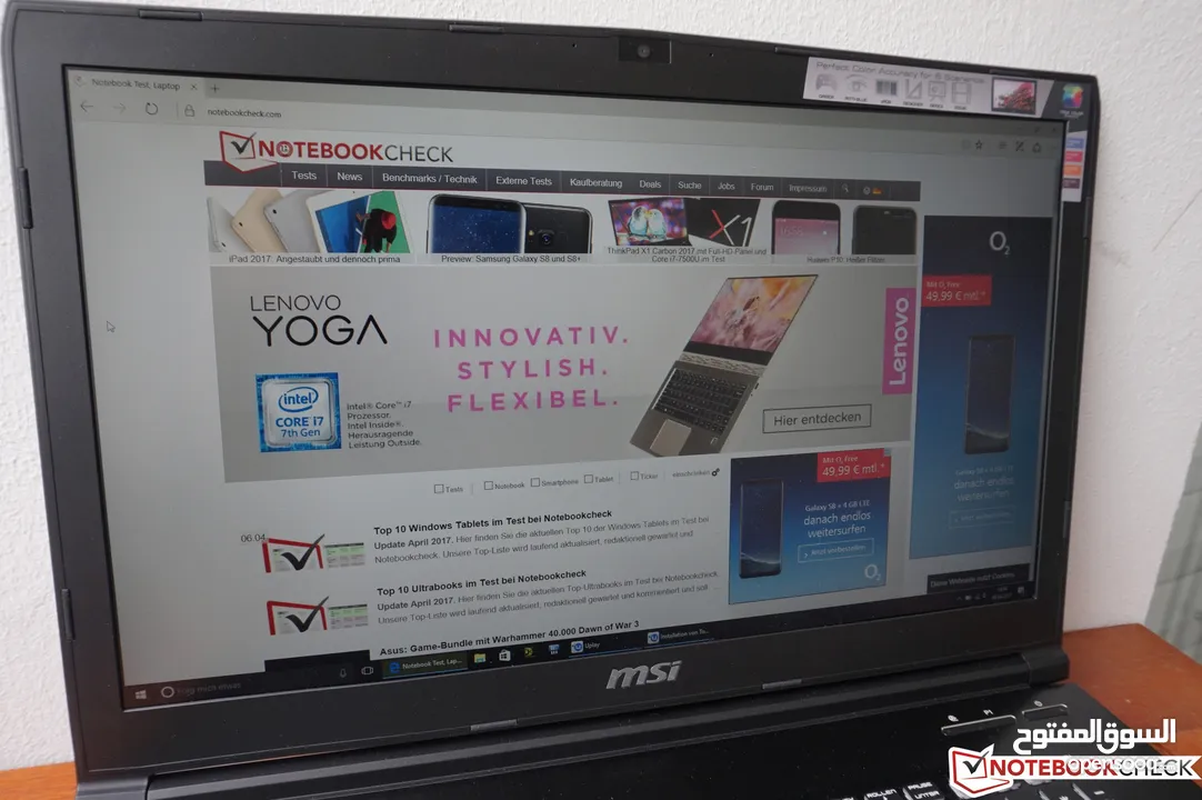 جهاز لابتوب Gaming Laptops Workstation Core i7-7700HQ  NVIDIA Quadro M2200  4 GB SSD 512GB /RAM 32GB