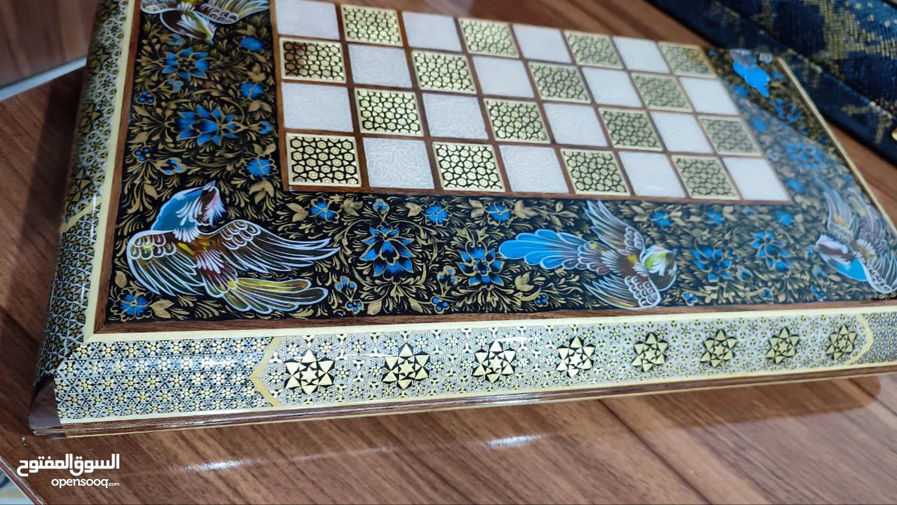 Selling all kinds of Iranian inlaid backgammon boards, first class and the highest quality