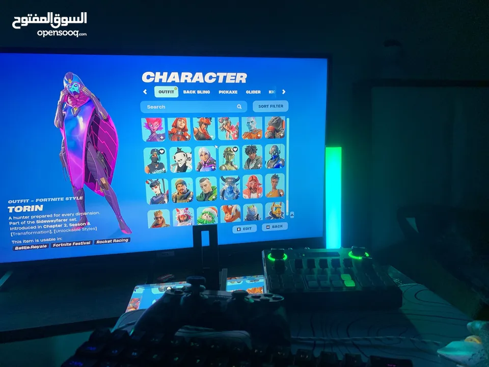 حساب فورت نايت عرق للبيع