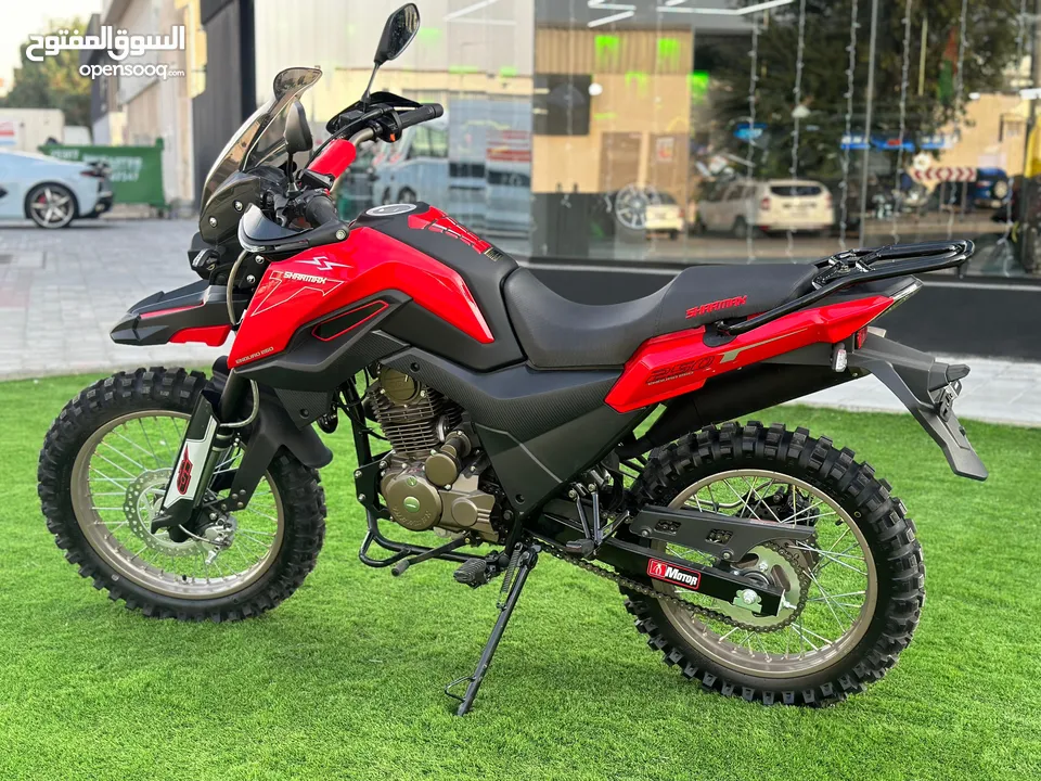 SHARMAX Enduro Travel 250 WITH WARRANTY (enduro, travel bike, adventure, دراجة ترحال, اندورو)