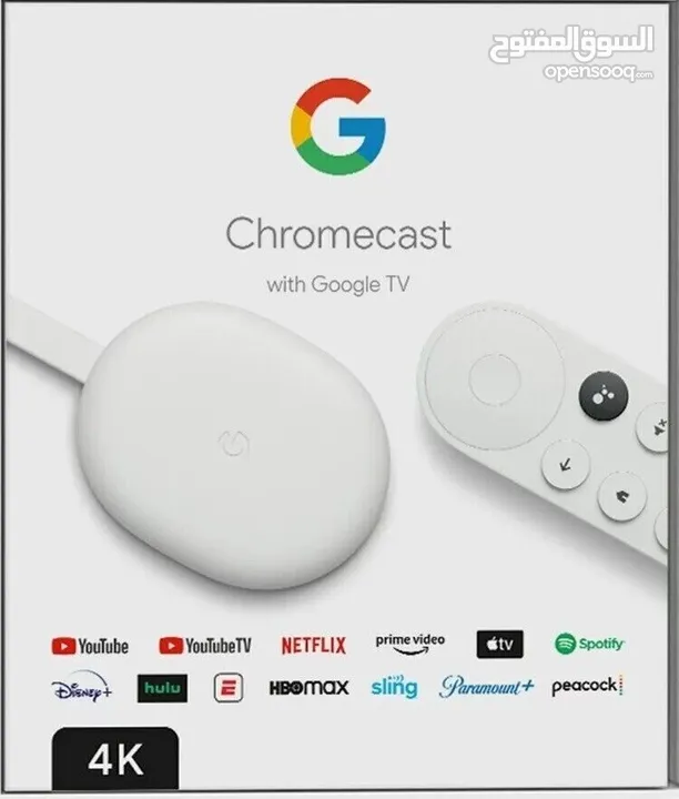 Google Chorme Cast 4K قوقل كروم كاست 4K