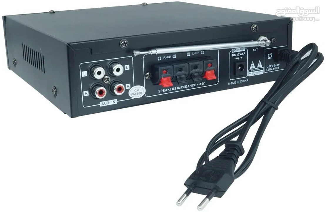 امبليفاير  Stereo Audio Amplifier 2 Channels Bluetooth USB SD MP3 Karaoke bt-158
