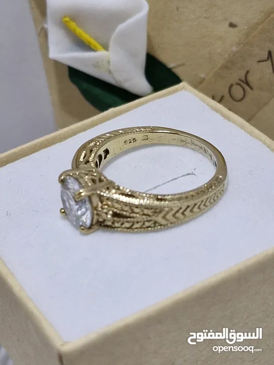 خواتم فضة 925 مع احجار كريمه مميزة