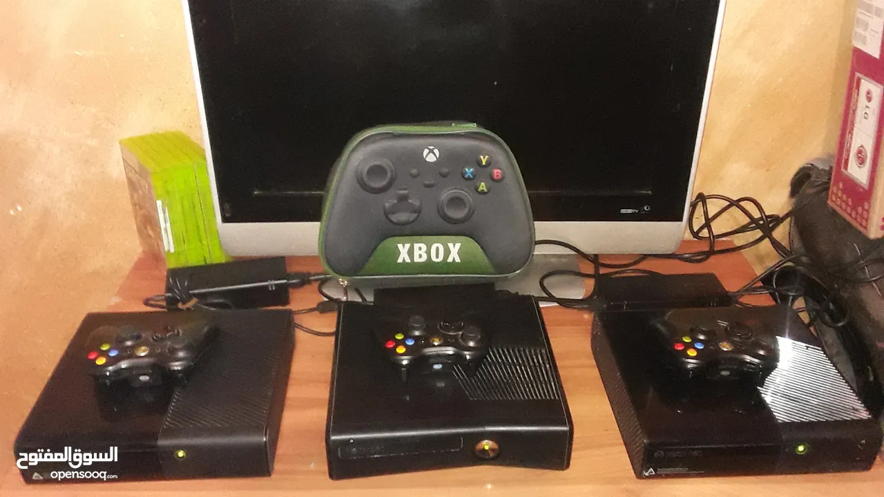 3 اجهزة XBOX 360 للبيع بسعر مغري عدد 3