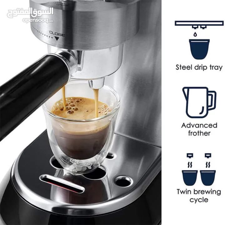 جهاز قهوة Espresso بجودة ايطالية حضر قهوتك في بيتك