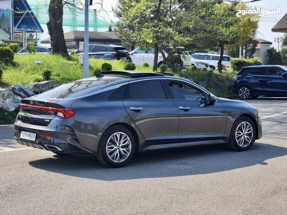 KIA K5 Hybrid 2021بانوراما فل  وارد كوري فحص كامل و لا ملاحظه كلين تايتل من دون حوادث