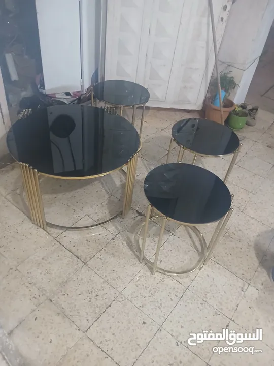 طقم طاولات جديد نضيف جدا