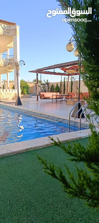 مزرعه سرايا الشهم vip في شمال اربد مع مسبح داخلي مدفا