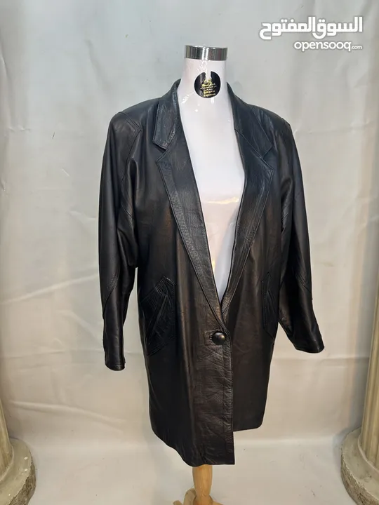 Vintage YSL leather jacket in a very good condition