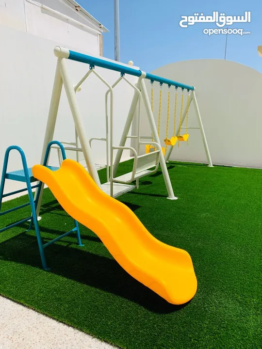 baby swing and sliding