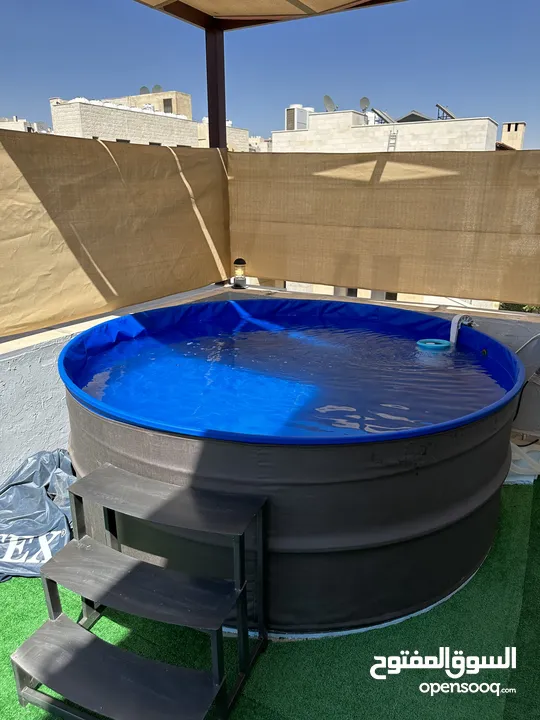روف للايجار مع مسبح في عبدون