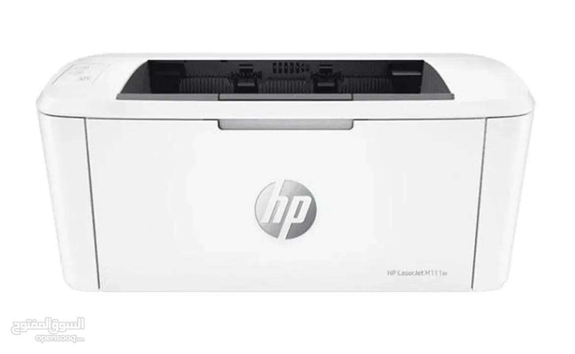 طابعة HP M111W عدد 4 مستعمل مرة واحدة