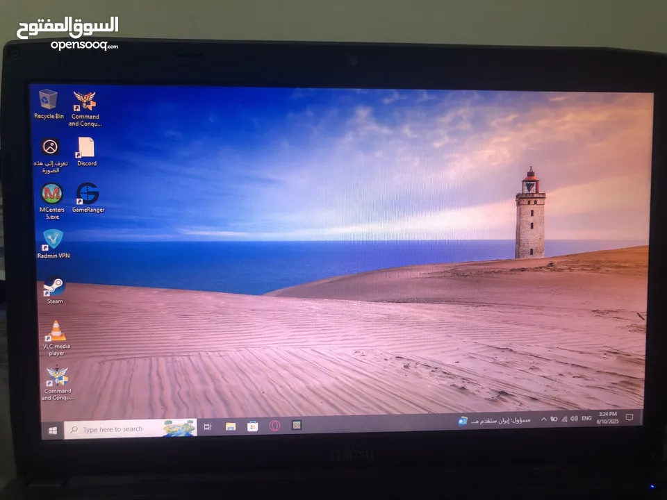 لابتوب Fujitsu الماني معالج i5 بسرعة 3.200GHZ مع 8GB ram و 500GB مساحة بسعر مغري