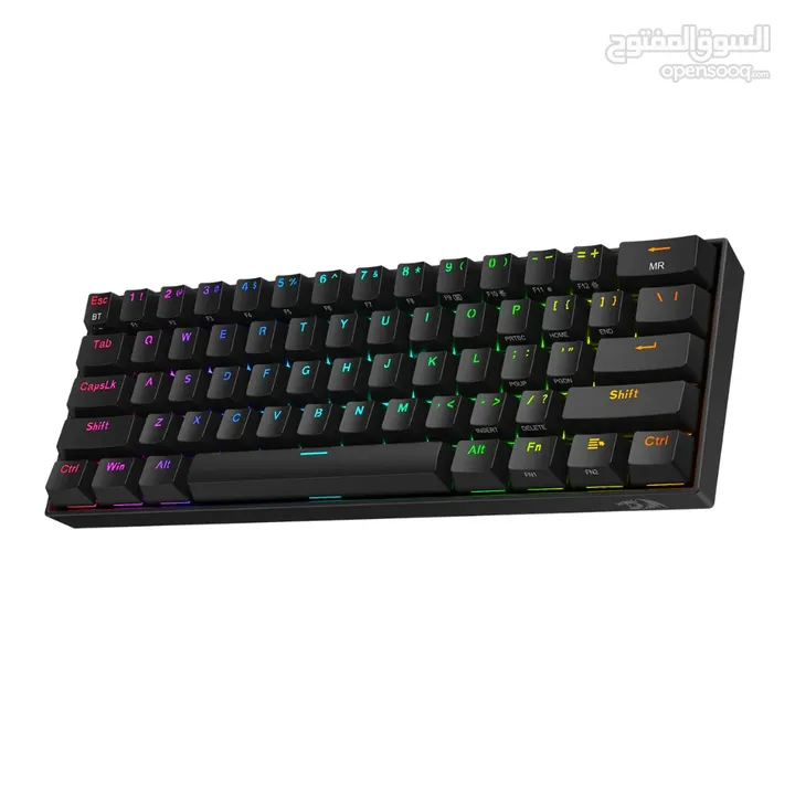 Redragon K530 Pro Draconic 60% Bluetooth/2.4Ghz/Wired - Brown Switch