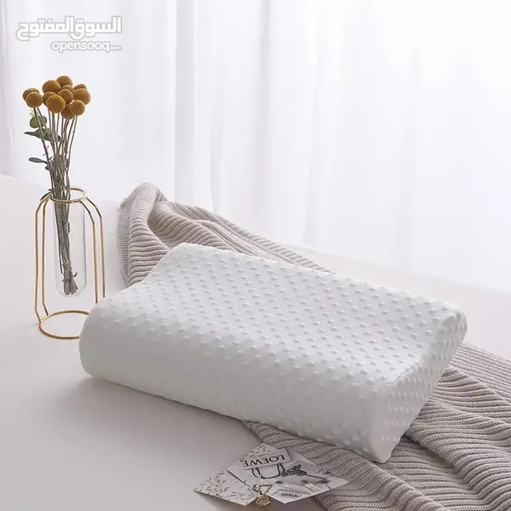 وداعاً لألام الرقبه ‫و العمود الفقري مع ساده و مخدة طبيه Memory Foam Pillow
