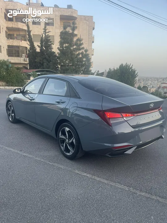 هيونداي افانتي 2021 جمرك جديد فحص كامل 7 جيد  وارد كوريا لم تستخدم في الاردن بحالة الوكالة