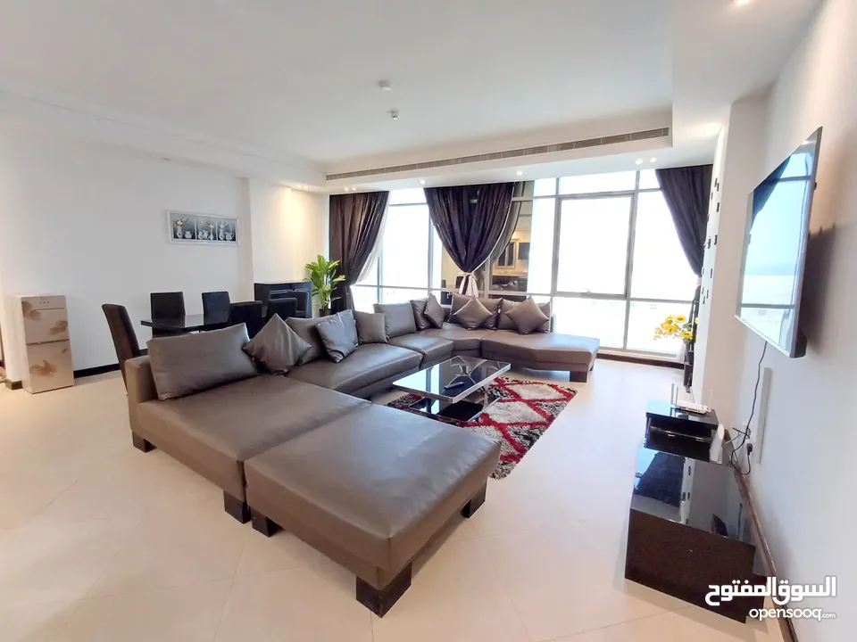 Full Sea View Offer Price  Spacious  Luxury Flat  Facilities  In New Juffair