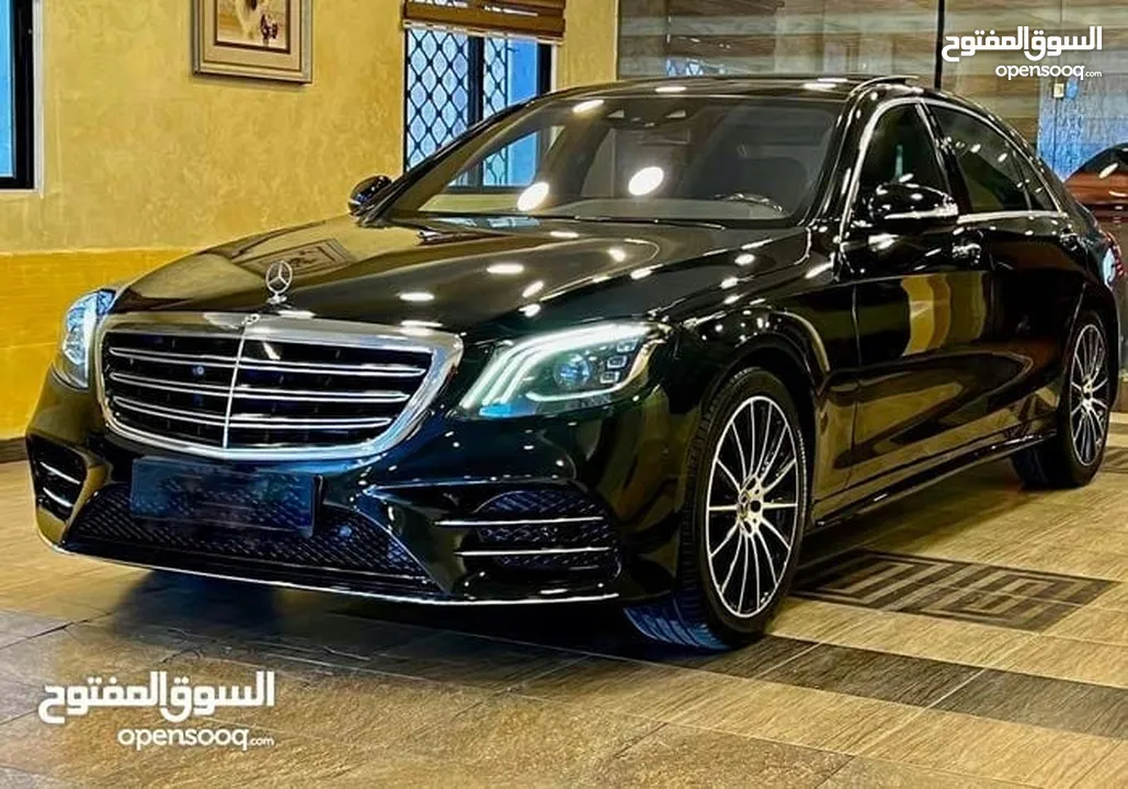 مرسيدس S 320 AMG فل كامل الاضافات موديل 2019 نظيفه جدا واعلى مواصفات