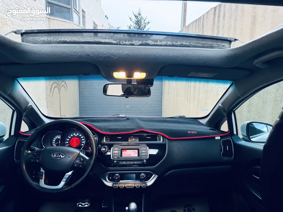 كيا برايد فل الفل اضافات بصمه وفتحة سقف اصل برايفيت عداد 54 الف