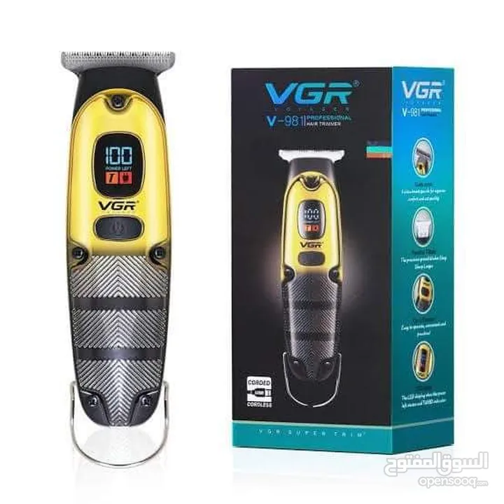 ماكينه الحلاقه الاحترافيه زيرو VGR V- 981 تيربو ماكنه حلاقه شعر راس حلاقة شعر راس لحيه دقن