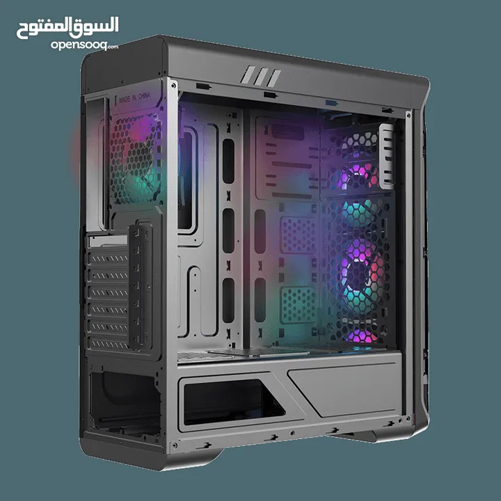 كيس جيمنغ فارغ احترافي جيماكس تجميعة Gamemax Gaming PC Case Starlight FRGB BK