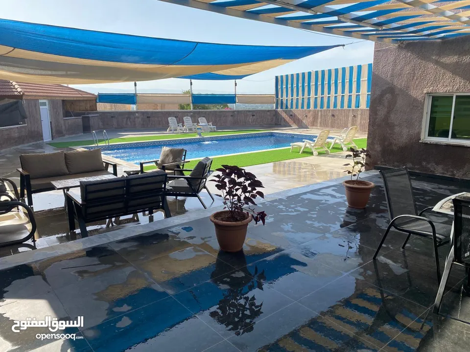 شاليه ومزرعة للبيع في أجمل وأهدى مناطق البحر الميت الغور جوفة الكفرين